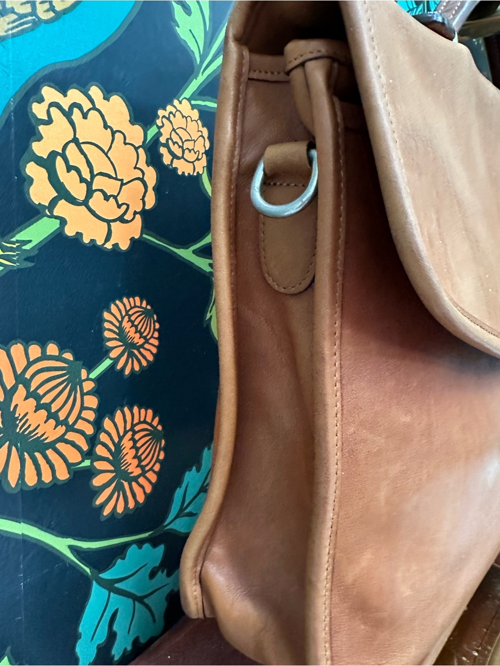 Vintage Coach Glove Tanned Leather Briefcase Bag | 1993 Cognac Camel with COA - Picture 8 of 17